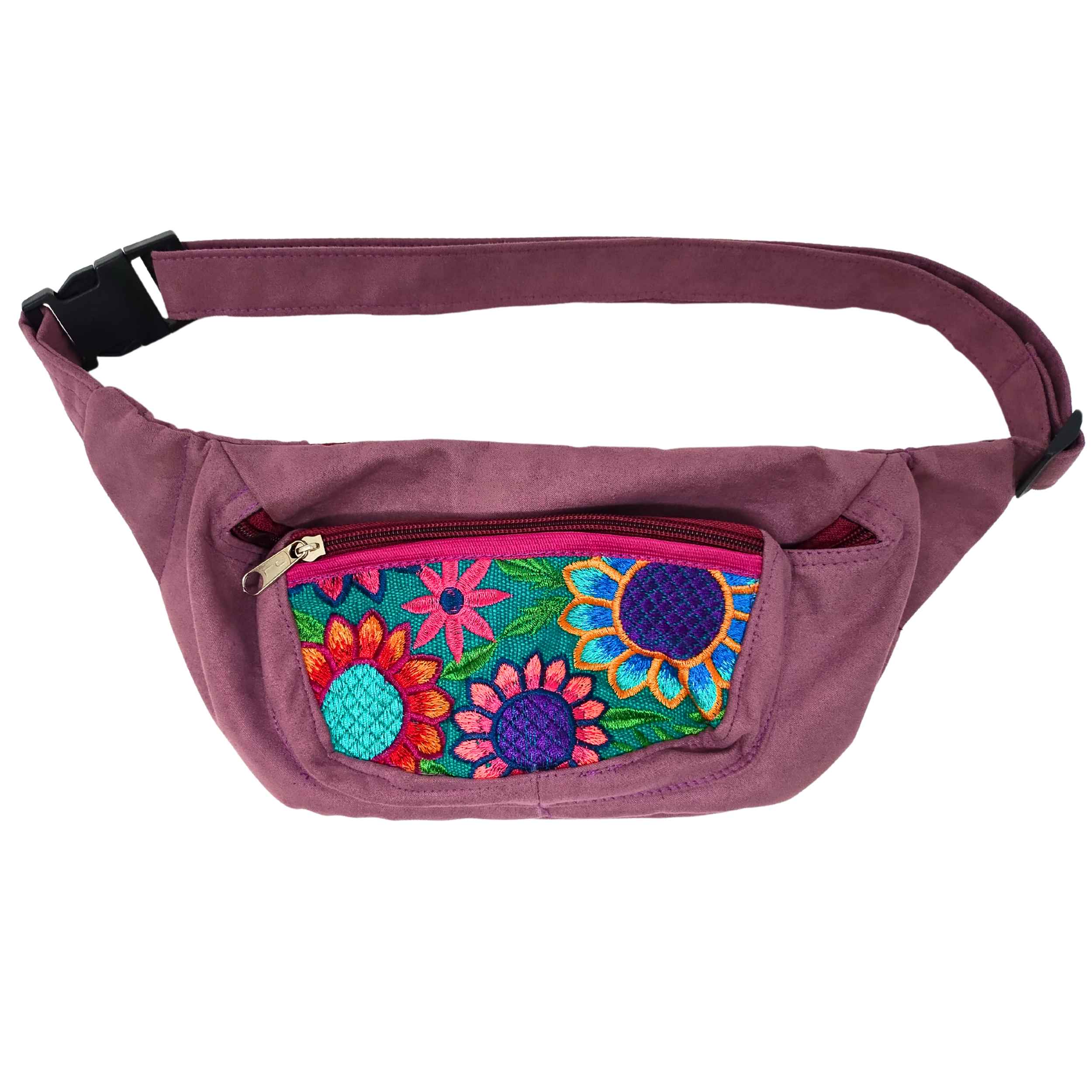 Embroidered Flower Fanny Packs